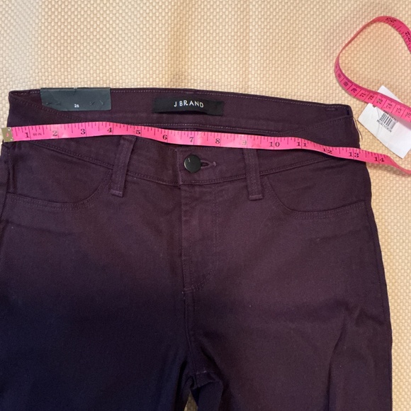 J BRAND NWT Dark Plum Skinny Jeans Sz 26 - Picture 5 of 11